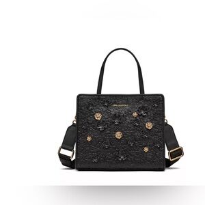 Karl Lagerfeld Black Maybelle Satchel